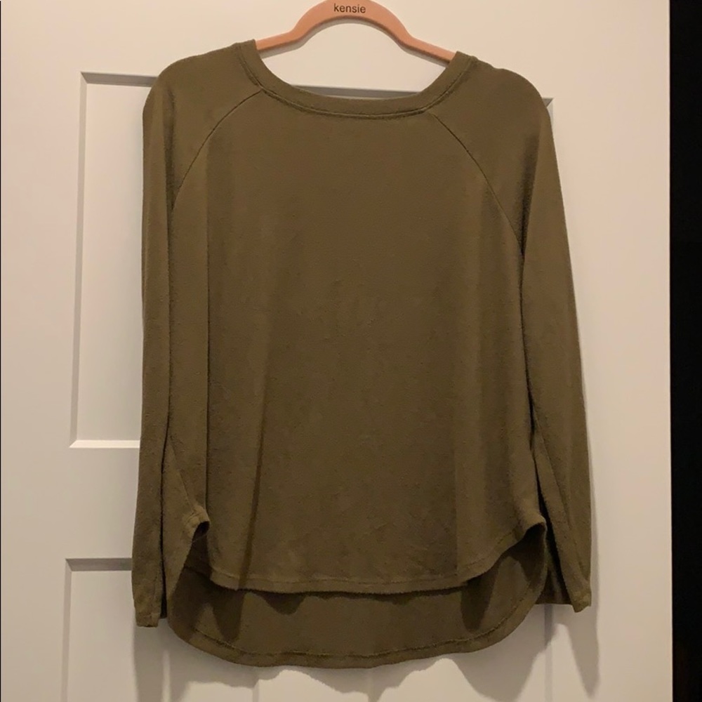 Hunter green long sleeve